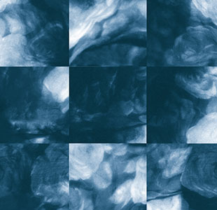 короткий синий круг современные коммерческие ковровые кирпичи